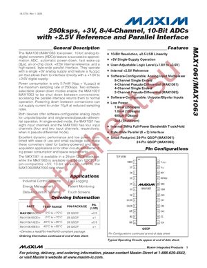 MAX1061BCEI+ datasheet  